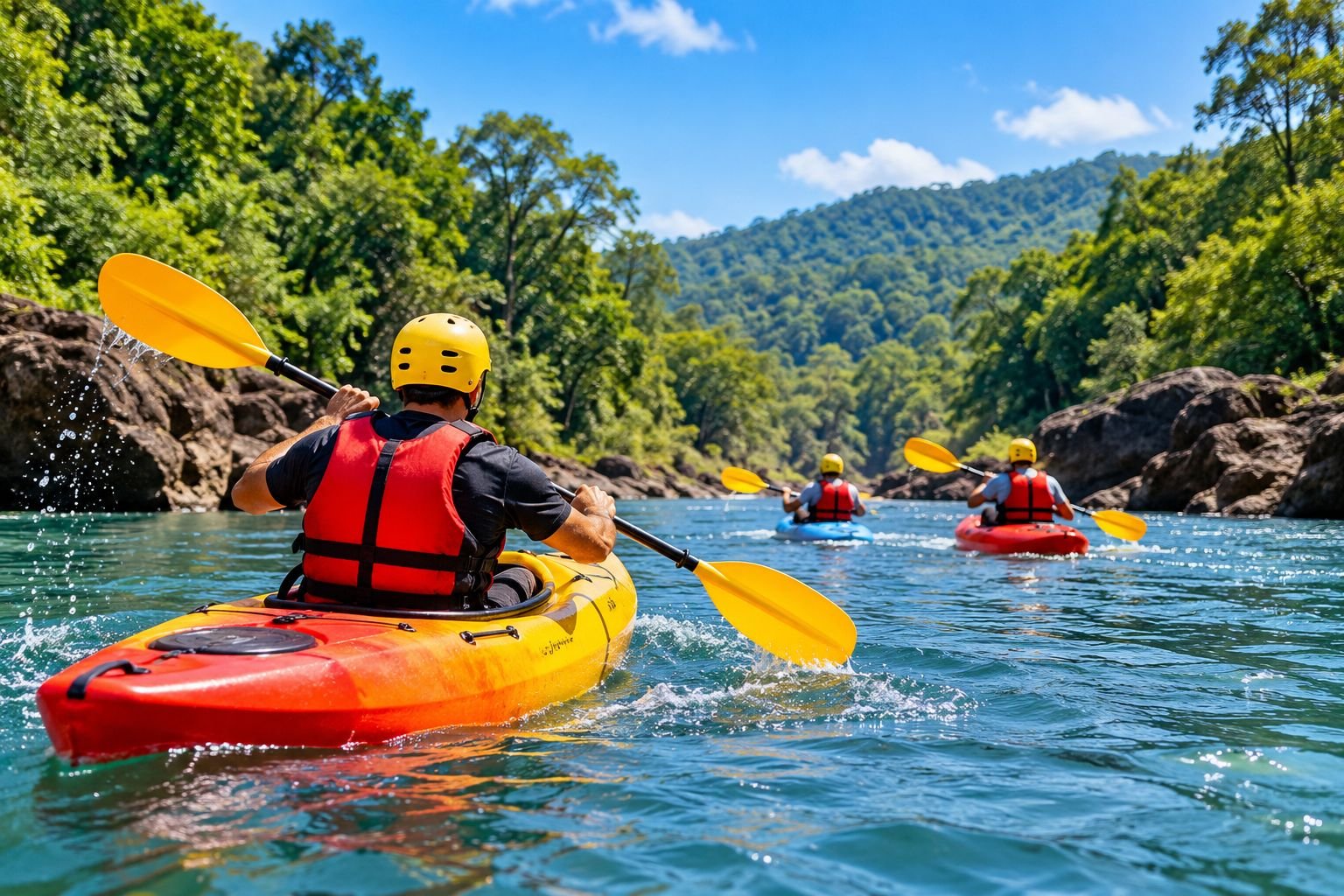 Kayaking on the Kali River in Dandeli