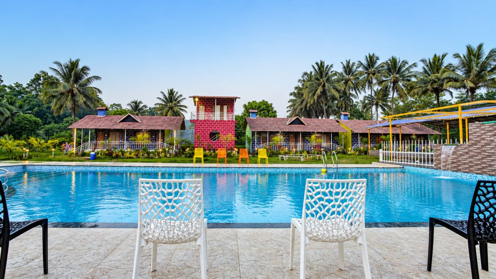 Eco Green Dandeli swimming pool and cottages