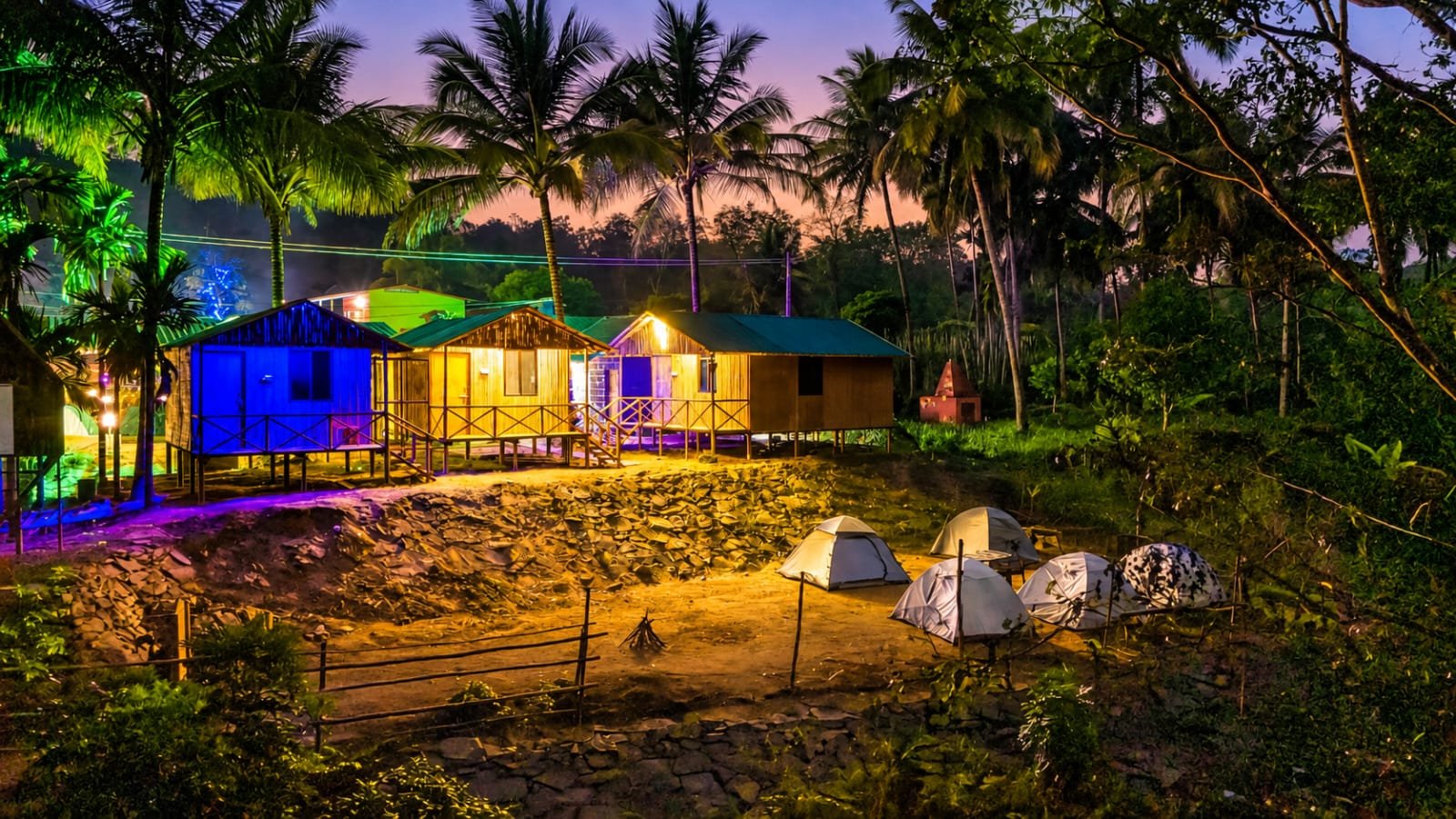 Eco Green Dandeli camping tents and cottages