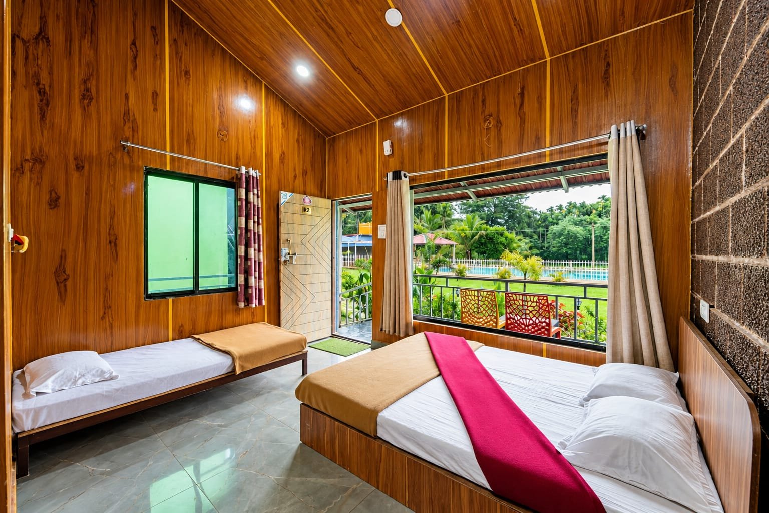Eco Green Dandeli room with pool view